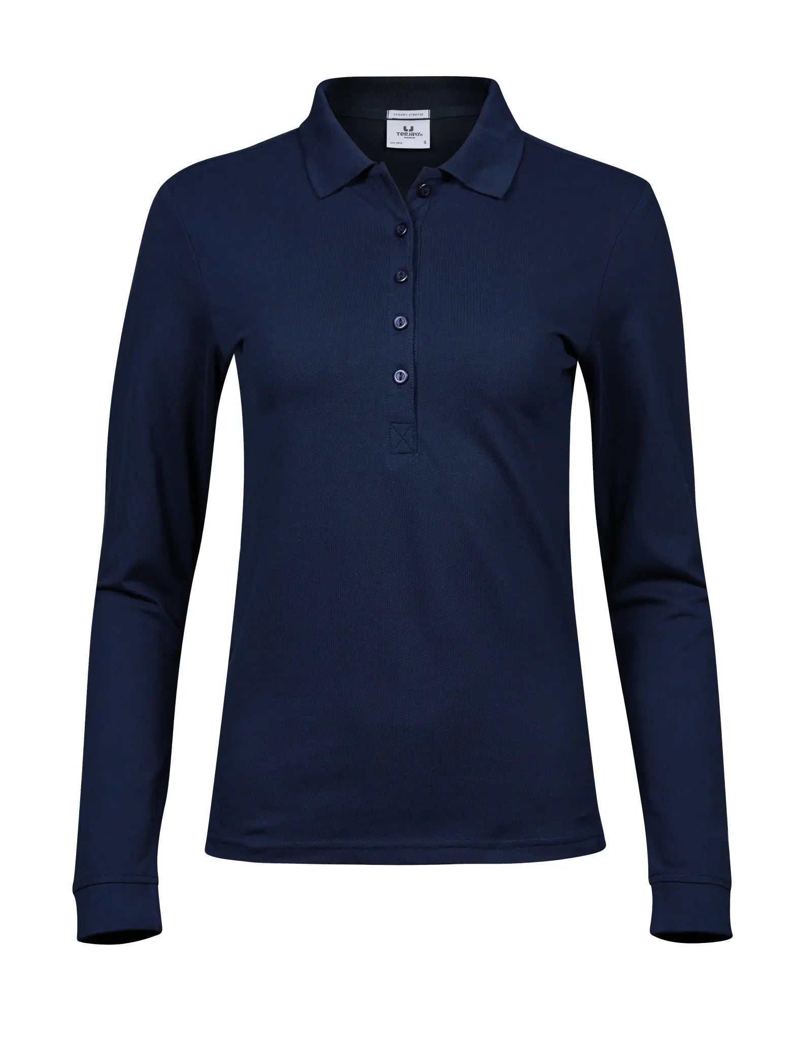 all-groups Women's Luxury Stretch Long Sleeve Polo