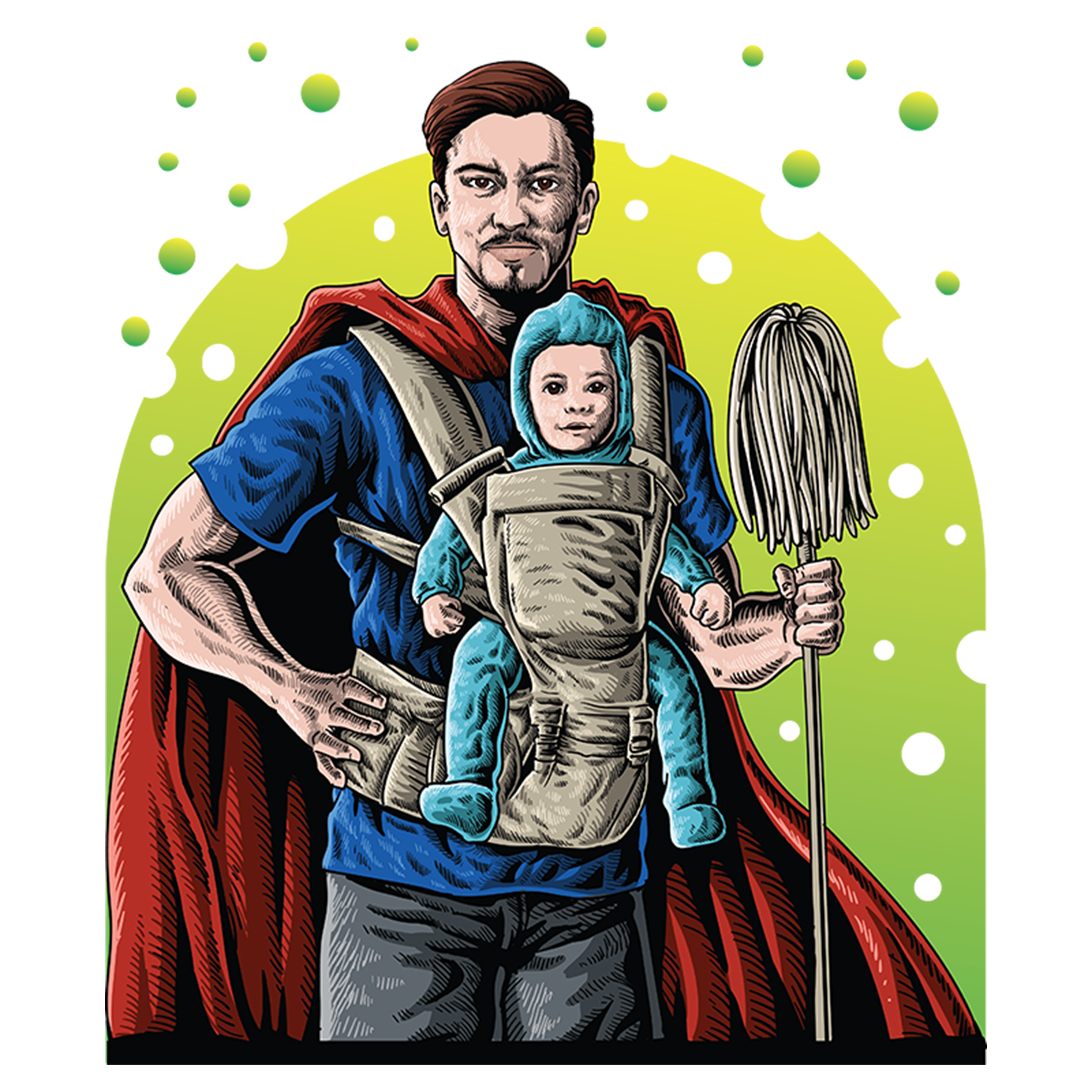 Superhero dad