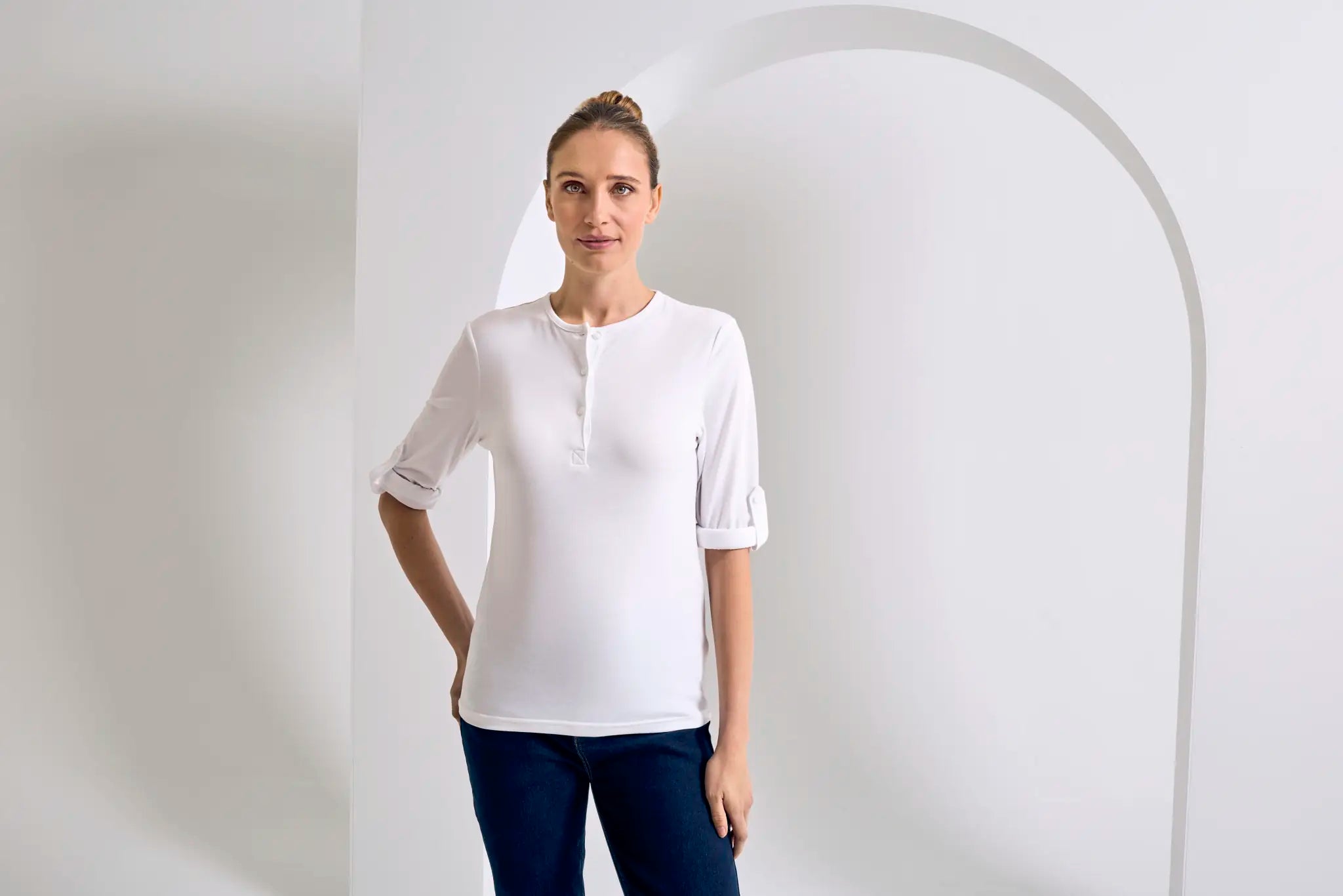 all-groups Women's Long John Roll Sleeve T-Shirt